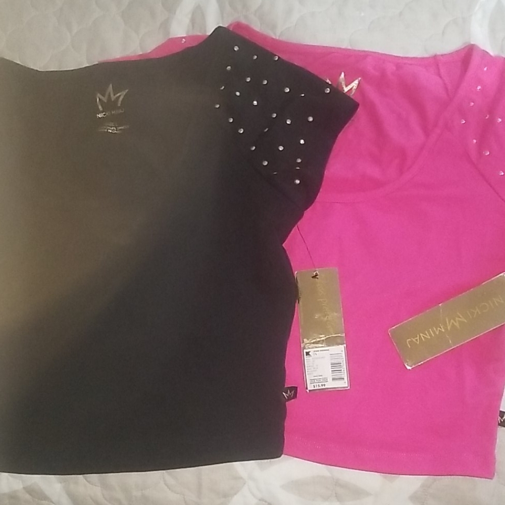 2 beautiful open back crop tops. Summer ready!